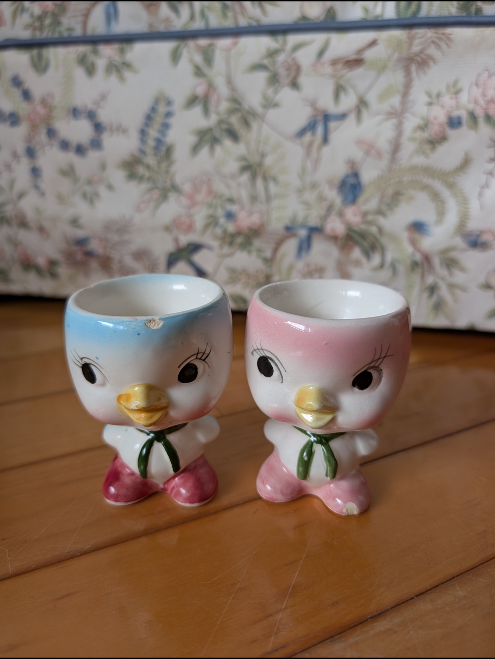 Vintage Ceramic Duck Egg Cups